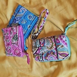 Vera Bradley wallets/wristlet (3 sold separately)
